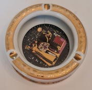 Chinka Popielniczka Ceramika motyw Egipski PRL 