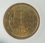 SŁOWACJA 50 CENTÓW 2009 - HOLDER