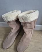 Botki zimowe na kożuszku