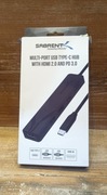 SABRENT Hub USB-C Multiport 5port z 4K HDMI,USB-C PD,USB 3.2, 2 porty USB