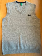 BENETTON Kamizelka dzianinowa 134/140