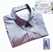 Ragman ładna koszula w paski dł.rękaw r.2XL