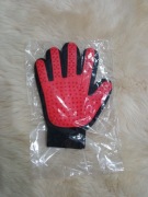 Rękawica do zbierania sierści czesze/głaska psa/kota