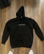 Bluza off-white z kapturem L na siłownię i na codzień Gym