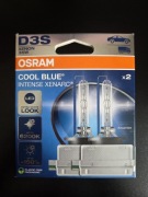 ŻARNIKI XENON D3S OSRAM COOL BLUE INTENSE XENARC 6200K +150% 2szt – NOWE