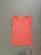 Koszulka różowa prześwitująca Camaieu