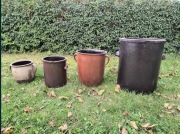 Kamionki, garnki do kiszenia ogórków/kapusty. Donice,ozdoby.