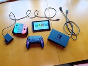 NINTENDO SWITCH + AKCESORIA + GRY 