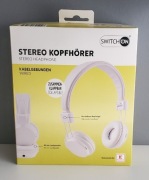 Słuchawki białe, miękkie nauszniki