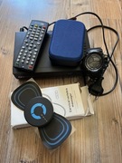 Zestaw elektroniki 5par słuchawek Dekoder DVB-T pilot głośniki bluetooth