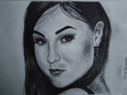 Portret ołówek Sasha Grey
