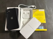 Apple iPhone 11 128GB Czarny | Stan IDEALNY | Bez rys | + Dodatki