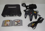 konsola NINTENDO 64 z grami , komplet wer PAL, zadbana