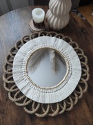 Lustro w stylu boho makrama 