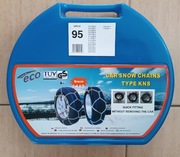 Łańcuchy śniegowe typu KNS 9mm gr rozmiarowa 95 (14 do 18 cali) certyfikat