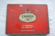 stara puszka po cygarach Craven A