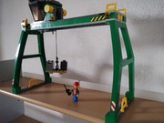 Lego train suwnica, dźwig z figurką z setu 7939 + gratis 