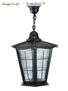 Lampa wisząca sześciokątna do Altany  klasyczna 