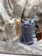 Piękna świeca świeczka kot kotek