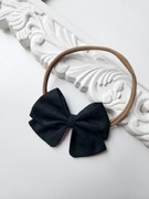 Nowa opaska bezuciskowa kokarda sesja boho noworodek