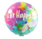 Balon foliowy Anagram Be Happy Akwarela 18" 