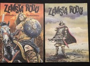 Komiksy 90 i 91r. ZEMSTA RODU 1 i 2 cz.  prl retro stare 