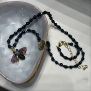 naszyjnik z muchą owadem by Dziubeka Midnight Forest