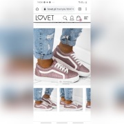 Różowe brokatowe trampki rozm.40