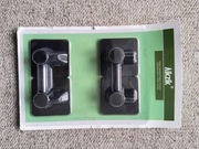 Aikzik Samoprzylepne haczyki wieszaki bardzo mocne czarne max. 10 kg