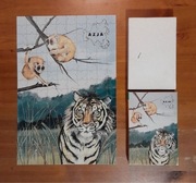 Puzzle PRL " zwierzęta swiata" rzadkie/ kolekcjonerskie