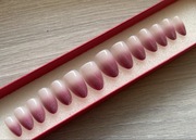 Ręcznie malowane sztuczne paznokcie, press on nails, tipsy handmade