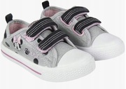 Buty sportowe dla dziewczynki z Minnie Mouse r.23 Cerdá odcienie szarości