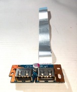 Oryginalna płytka USB z kablem LS-4972P NBX0000EL00 do TOSHIBA L500 L505