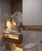 Projekt aranżacji wizualizacja wnętrz 3D Łazienka