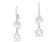 Kolczyki kryształowe gwiazdka ozdobna srebro925