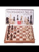 Szachy Turniejowe Nr 6 - Mahoń EXCLUSIVE z dodatkowymi Hetmanami