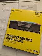 Pamięć Corsair Vengeance RGB DDR5 32 GB 6000MHz Pamieć ram 2x16
