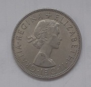 Wielka Brytania 1/2 korony 1963 królowa Elżbieta II ŁADNA