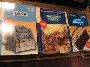 Lektury szkolne -zestaw 3-Ludzie bezdomni,Lalka,Zbrodnia i kara