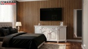 Stylowa Biała Komoda 180` Sypialnia Salon Jadalnia BEKAS Producent Mebli 