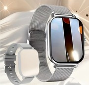 Smartwatch srebrny Android/ Iphone