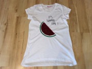 T-shirt Alive z dwukolorowymi cekinami 152 cm