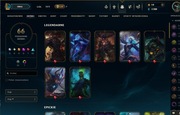 Konto League of Legends 161 postaci 66 skinów eune 