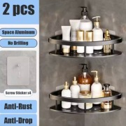 Półka łazienkowa bez wiertarki naścienna do przechowywania butelek