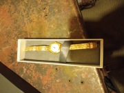 ZARIA,pozłacany -damski zegarek ,vintage CCCP.