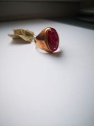 Stary sygnet z rubinem Warmet 14k 583