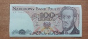 Banknot 100 zł z 1986r, Seria SE Stan!!!