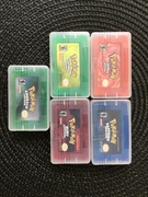Karty konsoli z grami wideo GBA seria Pokemon 