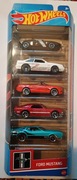 Hot Wheels Ford Mustang HFV92 5 pak ,2023 r.  Nowe.