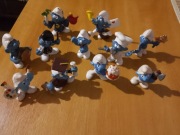 11 figurek smerfów lata 80-te